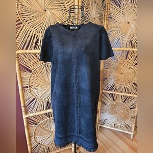 🎹 Zara Faux Suede Fringe Mod Mini Dress